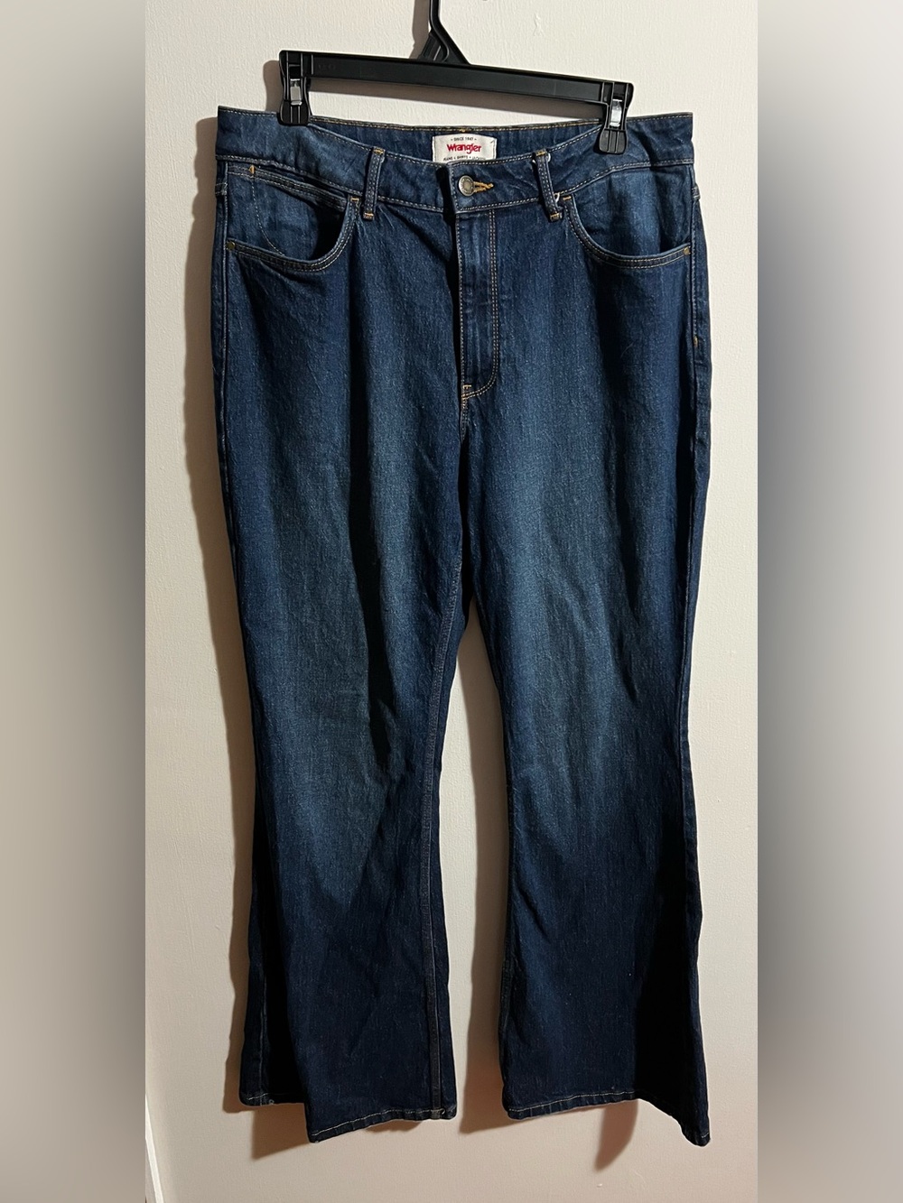 Wrangler Women’s Dark Blue Flared Jeans